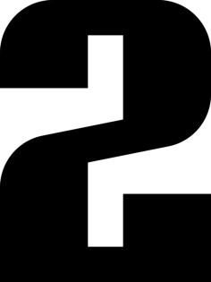 Number 2 Alt Vinyl Cutting Svg File, Free Vectors File